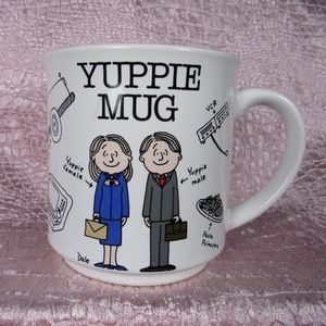 Vintage mug, cartoony mug